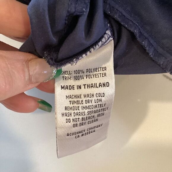 FootJoy FJ Mens Pullover Windbreaker Jacket Sz 2XL Golf Blue - Picture 8 of 10